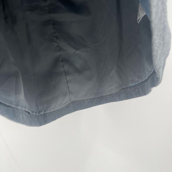 BANANA REPUBLIC Skirt Size 2 Flannel Faux Wrap Light Gray NWT A-Line Mini Preppy - Picture 12 of 16